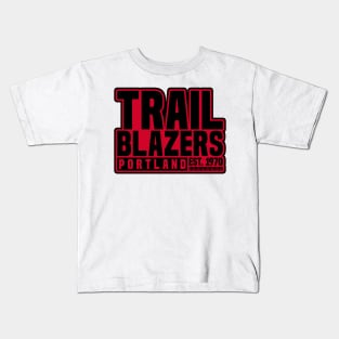 Portland Trail Blazers 02 Kids T-Shirt